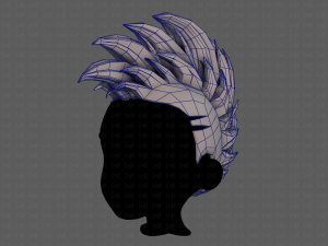 3D Hair style for boy V80 3Dモデル