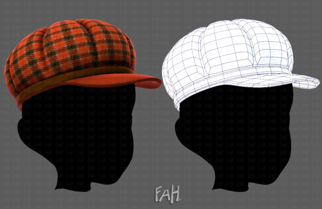 Cap V14 3D Модель .c4d .max .obj .3ds .fbx .stl .blend