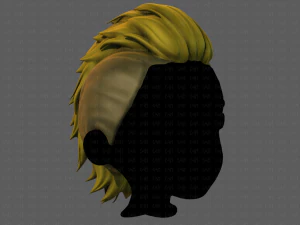3D Hair style for boy V81 3D Model