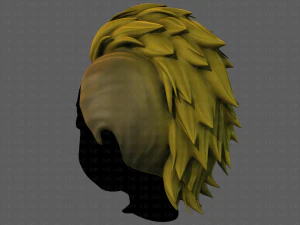 3D Hair style for boy V81 3D Model