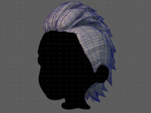 3D Hair style for boy V81 3D Model