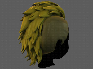 3D Hair style for boy V81 3D Model