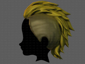 3D Hair style for boy V81 3D Model