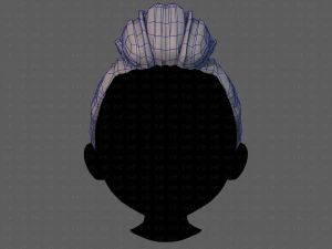3D Hair style for boy V81 3D Model
