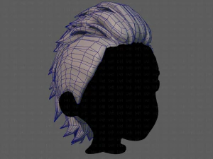 3D Hair style for boy V81 3D Model