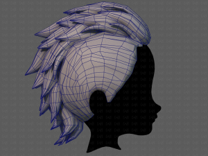 3D Hair style for boy V81 3D 모델