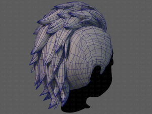 3D Hair style for boy V81 3D Model