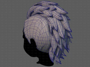 3D Hair style for boy V81 3D Model