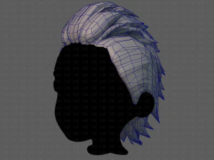 3D Hair style for boy V81 3D Model