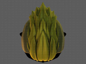 3D Hair style for boy V81 3D Model