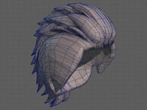 3D Hair style for boy V81 3D Model