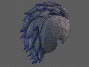 3D Hair style for boy V81 3D 모델
