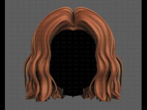 3D Hair style for girl V100 3D 模型