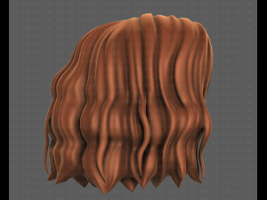 3D Hair style for girl V100 3D 模型