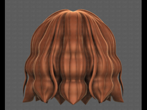 3D Hair style for girl V100 3D 模型