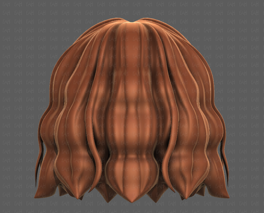 3D Hair style for girl V100 3D Model in Clothing 3DExport
