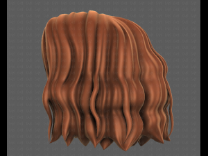 3D Hair style for girl V100 3D 模型