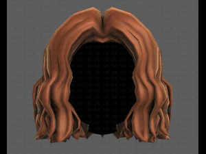 3D Hair style for girl V100 3D Model