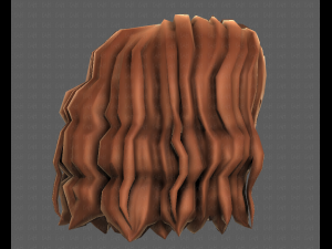 3D Hair style for girl V100 3D 模型