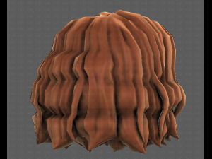 3D Hair style for girl V100 3D 模型