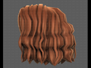 3D Hair style for girl V100 3D 模型