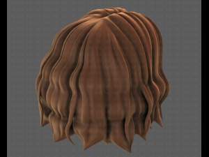 3D Hair style for girl V100 3D 模型