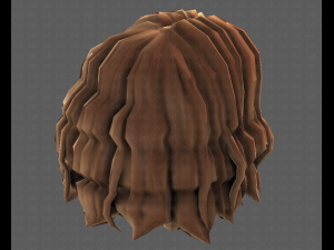 3D Hair style for girl V100 3D 模型