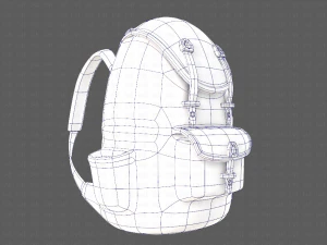 가방 V02 3D 모델