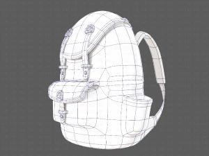 가방 V02 3D 모델