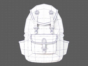 가방 V02 3D 모델