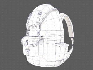 가방 V02 3D 모델