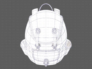 가방 V02 3D 모델