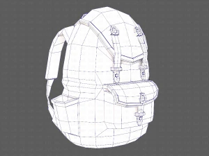 가방 V02 3D 모델