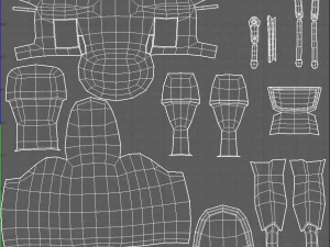 가방 V02 3D 모델