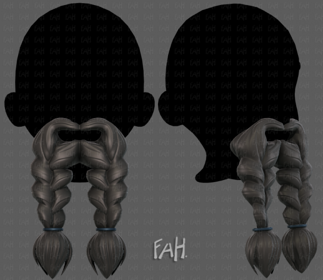 Beard V22 3D Модель .c4d .max .obj .3ds .fbx .stl .blend 