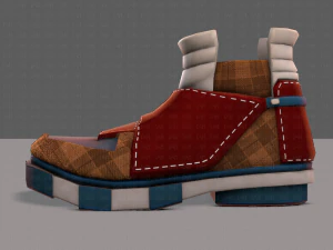 Shoes cartoonV43 3D Model