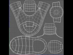Shoes cartoonV43 3D Model