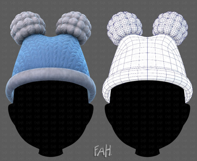 Cap V17 3D Model .c4d .max .obj .3ds .fbx .stl .blend 