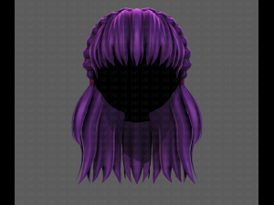 3D Hair style for girl V101 3Dモデル