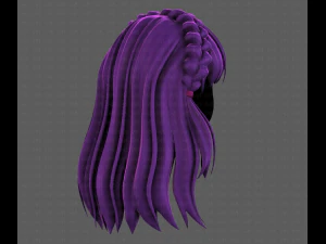 3D Hair style for girl V101 3D Model
