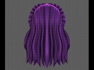 3D Hair style for girl V101 3Dモデル