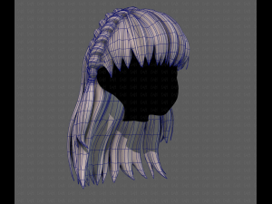 3D Hair style for girl V101 3Dモデル