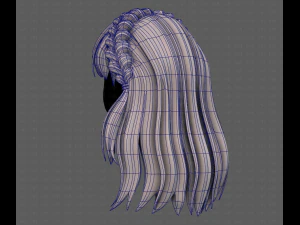 3D Hair style for girl V101 3D Model