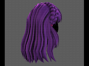 3D Hair style for girl V101 3Dモデル