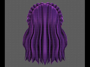 3D Hair style for girl V101 3D Model
