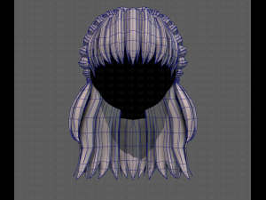 3D Hair style for girl V101 3Dモデル