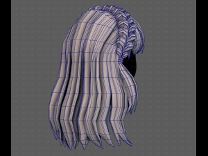 3D Hair style for girl V101 3Dモデル