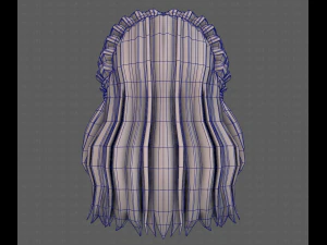 3D Hair style for girl V101 3D Model