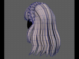3D Hair style for girl V101 3Dモデル