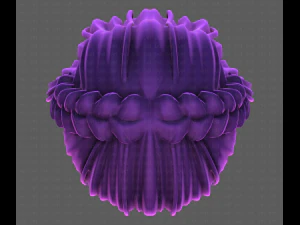 3D Hair style for girl V101 3D Model